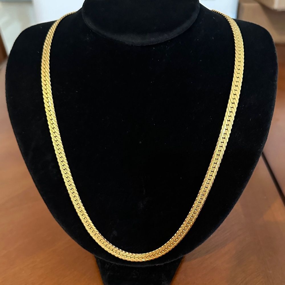 Napier Vintage Gold Chain Necklace